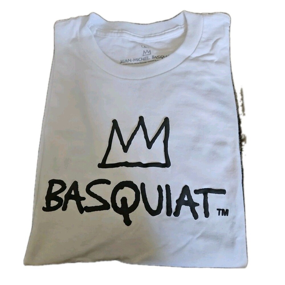 Jean-Michel Basquiat Art T Shirt Mens L Large Graffiti